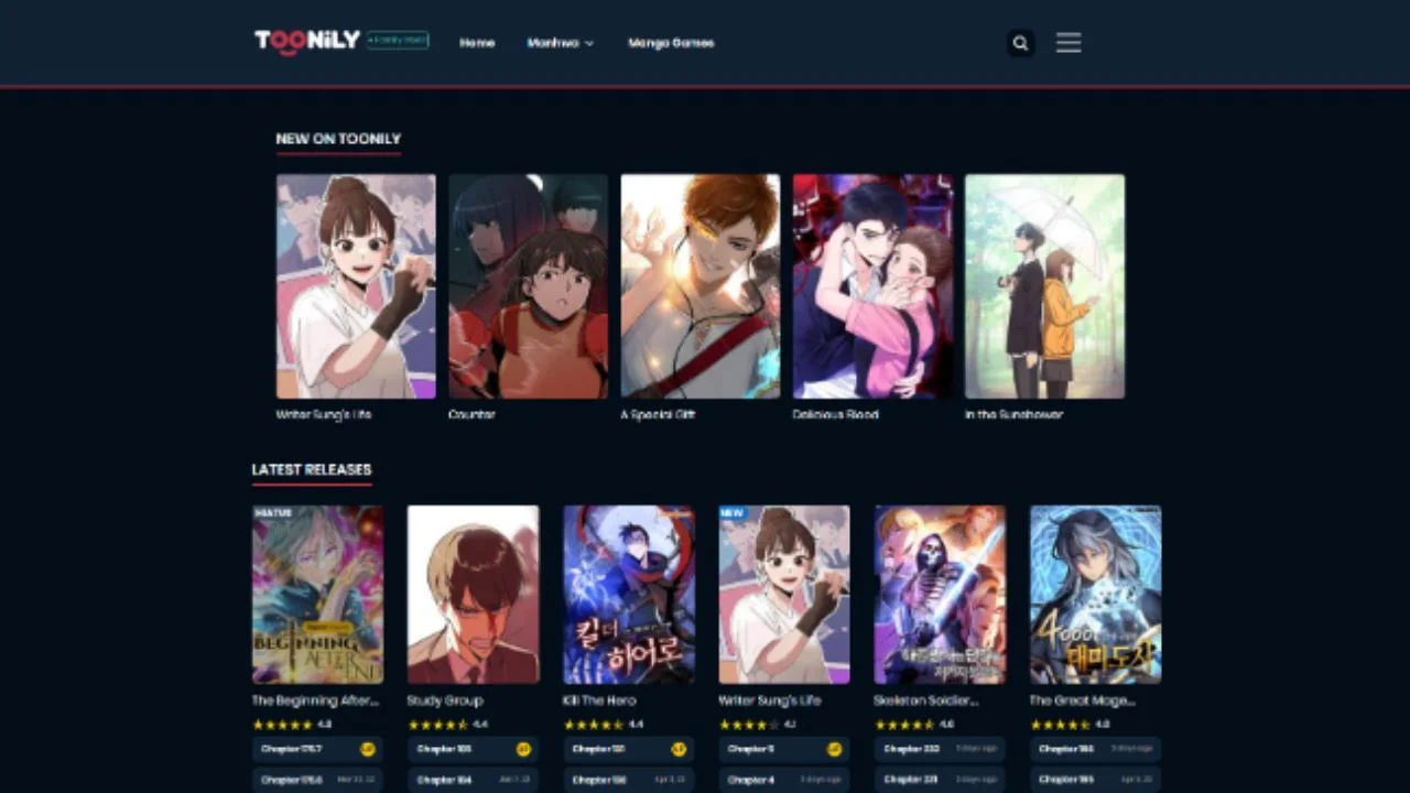 Toonily: The Go-To Site for Anime and Manga Fans